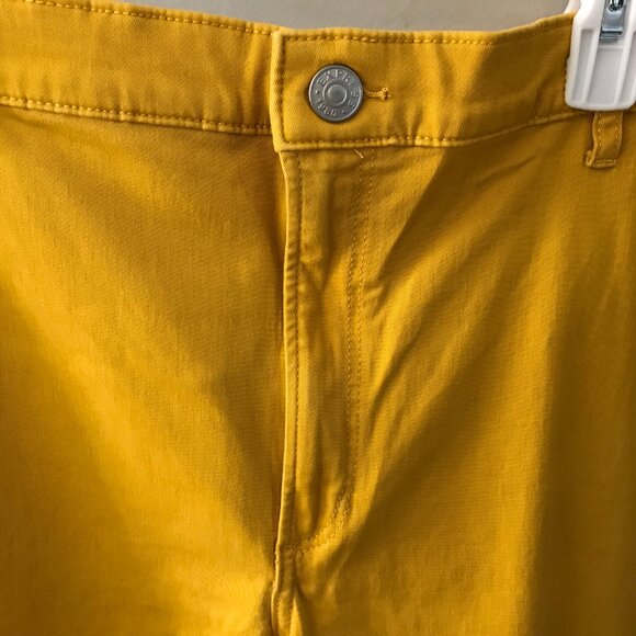 Women's Express Mustard Yellow Pants - Size 18L - Picture 3 of 7